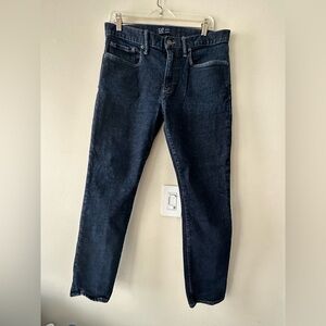 Gap Denim Skinny Dark Wash Size 32X 30 Color Blue